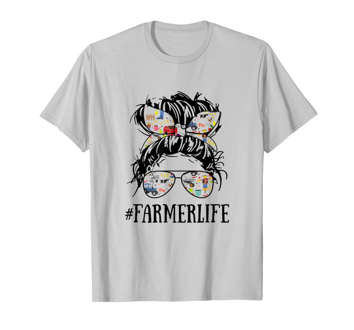 Farmers and Farming lovers gift Women's Farm Life Farmer Life For Farmer Girl Farming T-Shirt