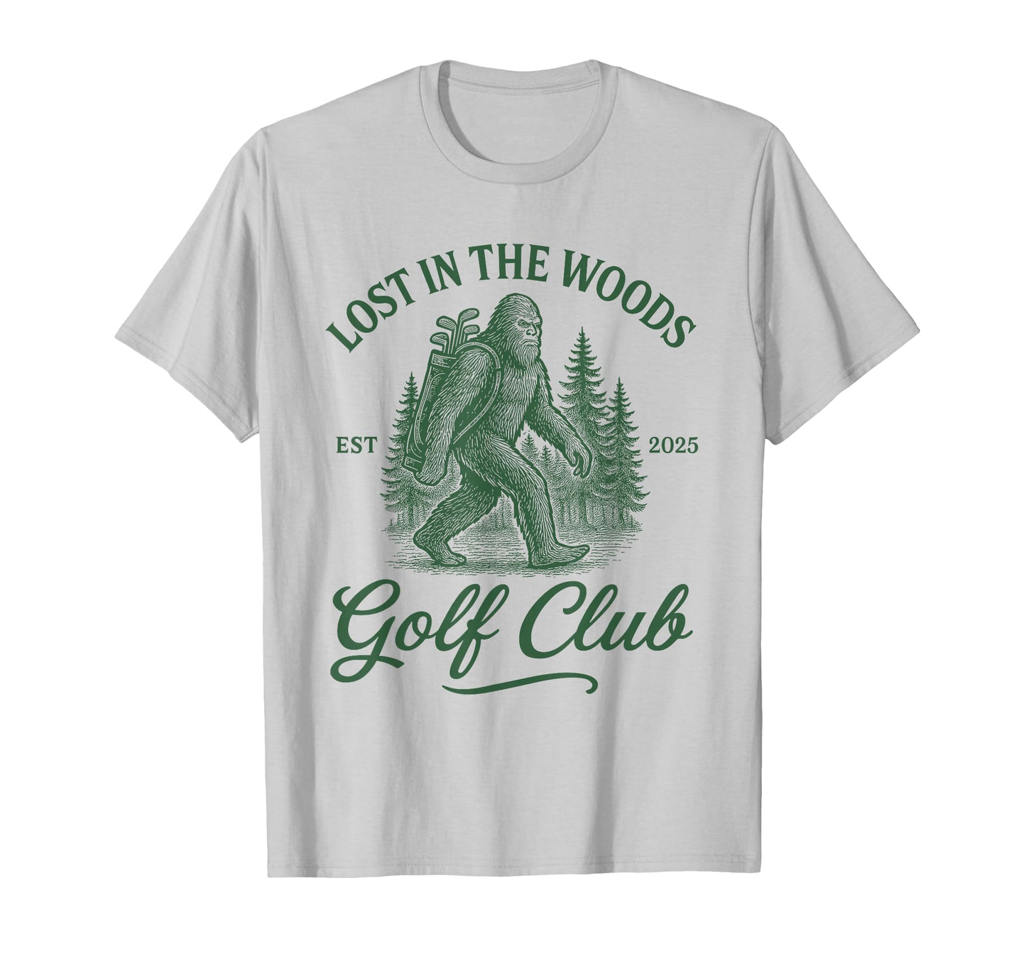 Bigfoot Golfing Sasquatch Golf for Men & Women Golfer T-Shirt