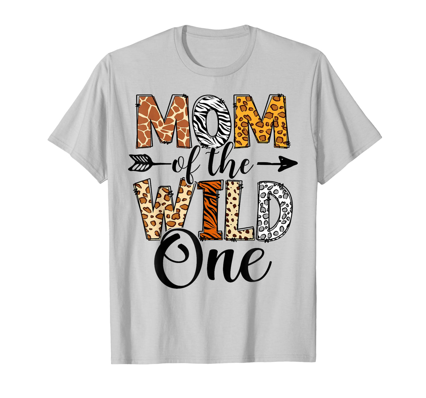 Mom Of The Wild One Family 1st Birthday African Safari Gift T-Shirt