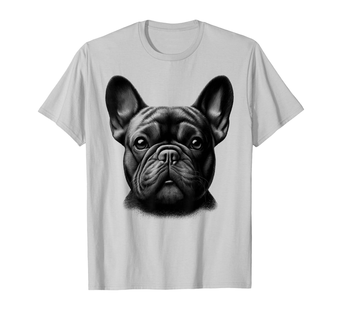 Head Portrait of a Cute French Bulldog T-Shirt