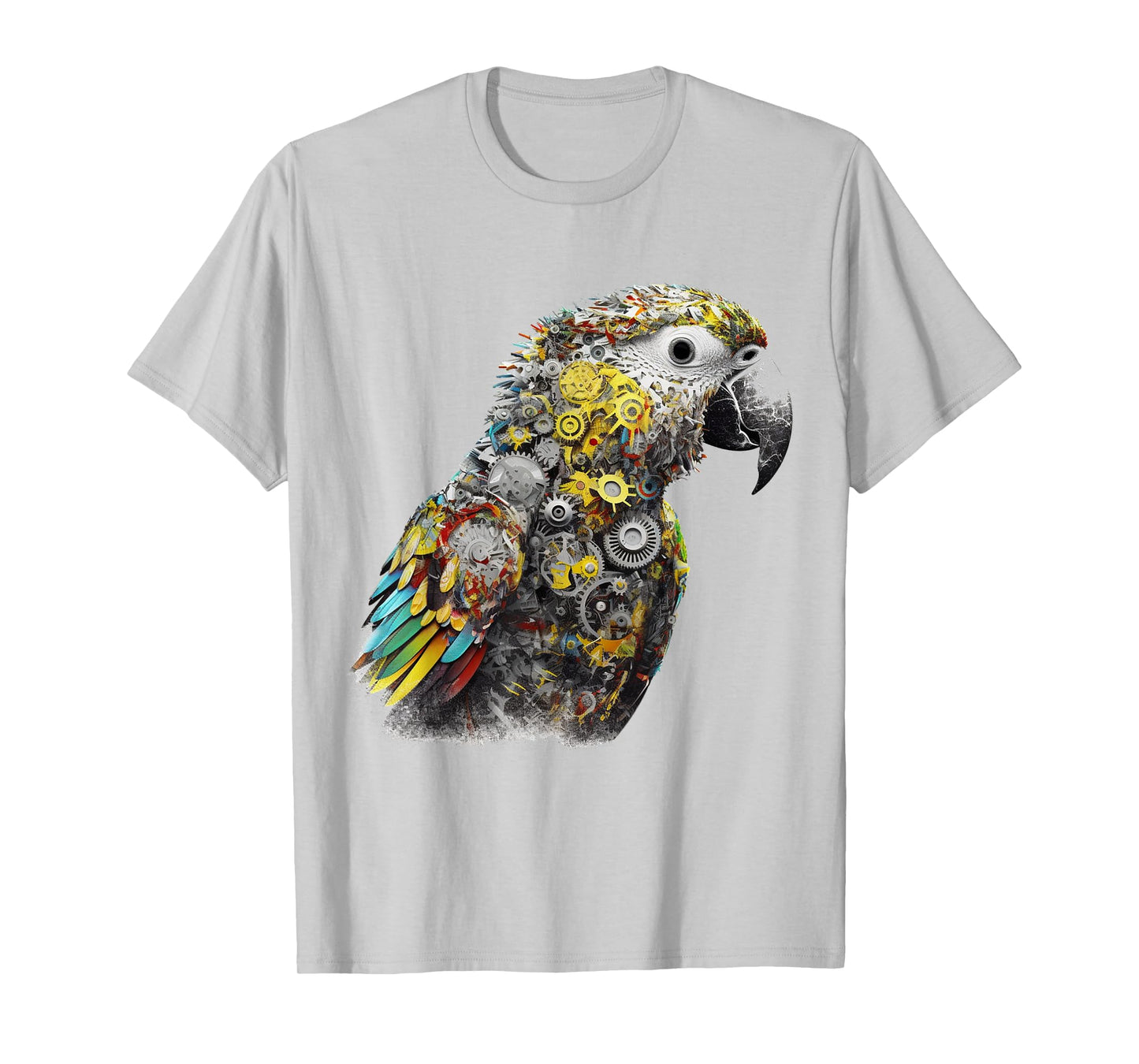 Parrot Animal Robot Fantasy Colourful Bird - Art Parrot T-Shirt
