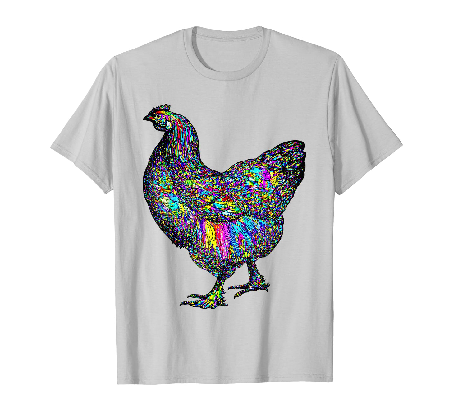 Psychedelic Chicken Bird T-Shirt