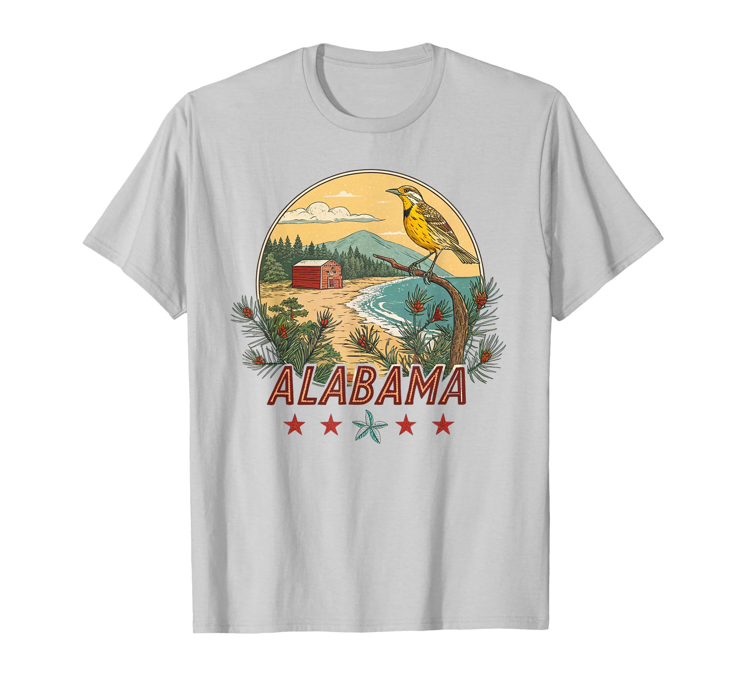 Retro Vintage Sweet Alabama Yellowhammer Souvenir T-Shirt