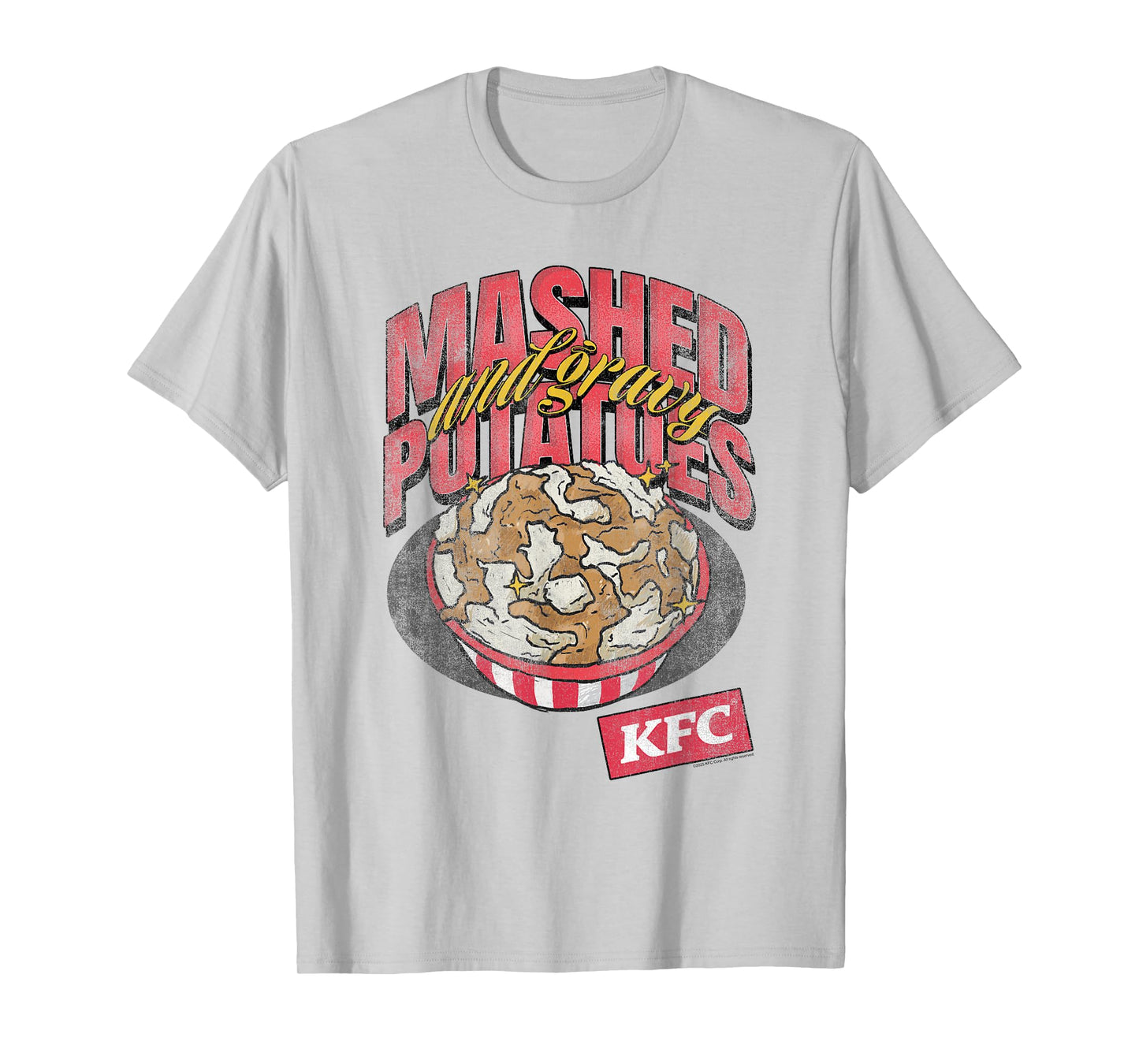 KFC Mashed Potatoes and Gravy Drawing Fun Food T-Shirt