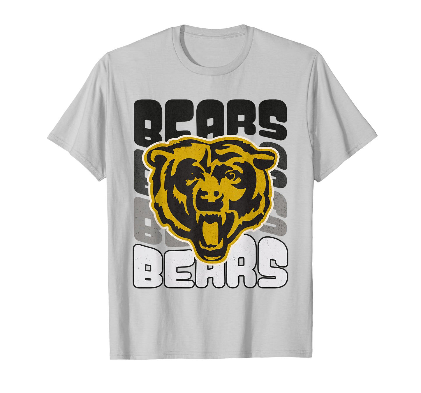 Bear Mascot School Spirit Sports Team Logo Mom Football Game T-Shirt