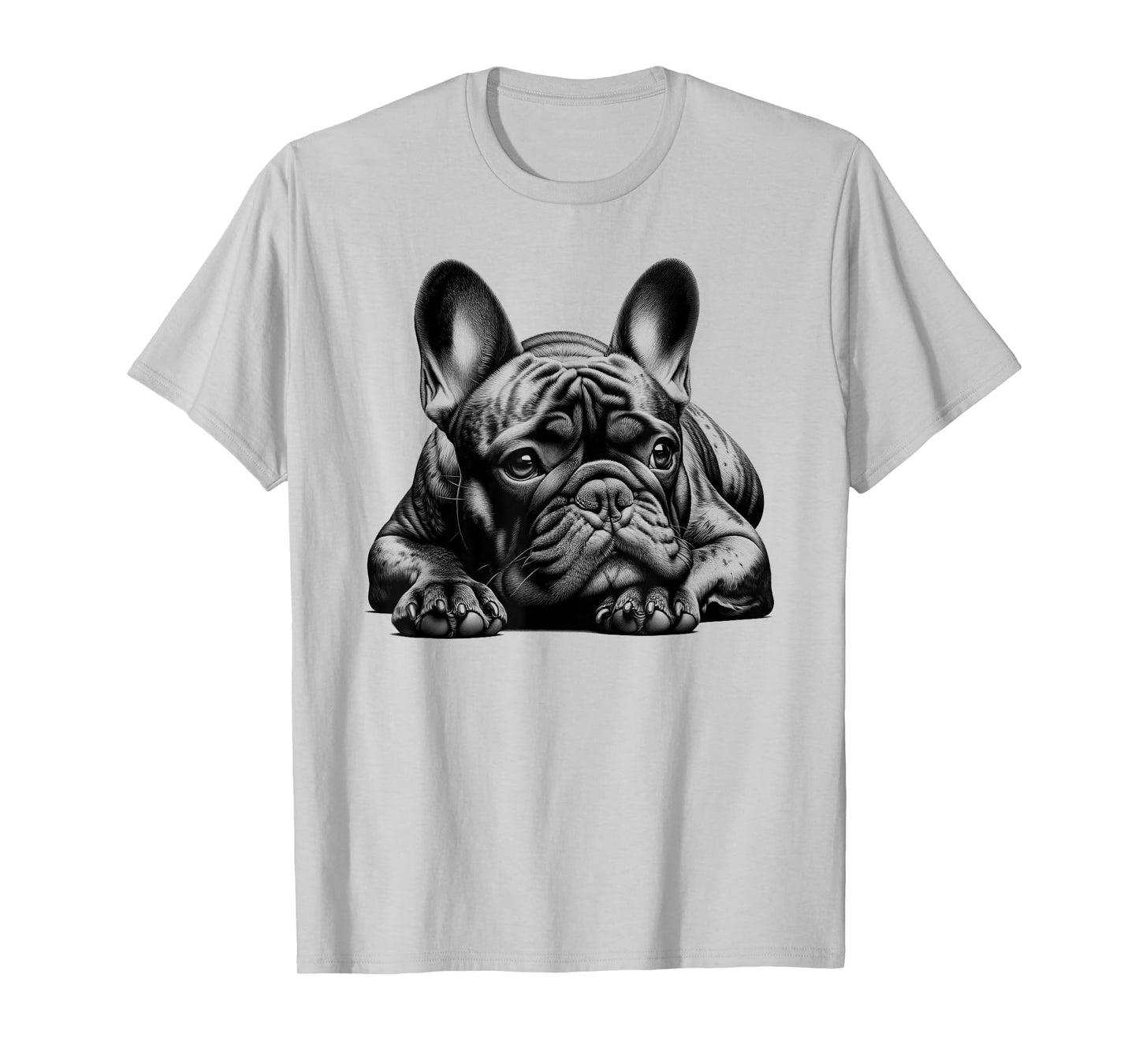 Dreamy French Bulldog in Lying Pose T-Shirt