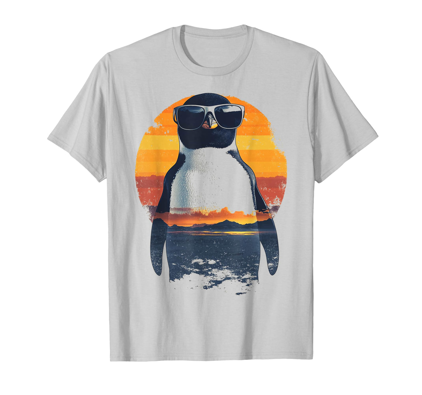 Hawaiian Penguin with Sunglasses T-Shirt