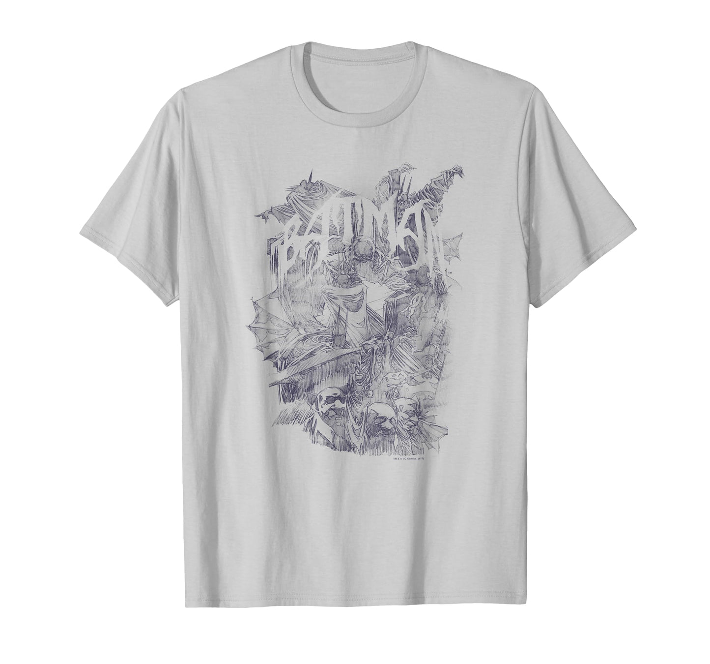 Batman Pencil Bat Collage T Shirt T-Shirt