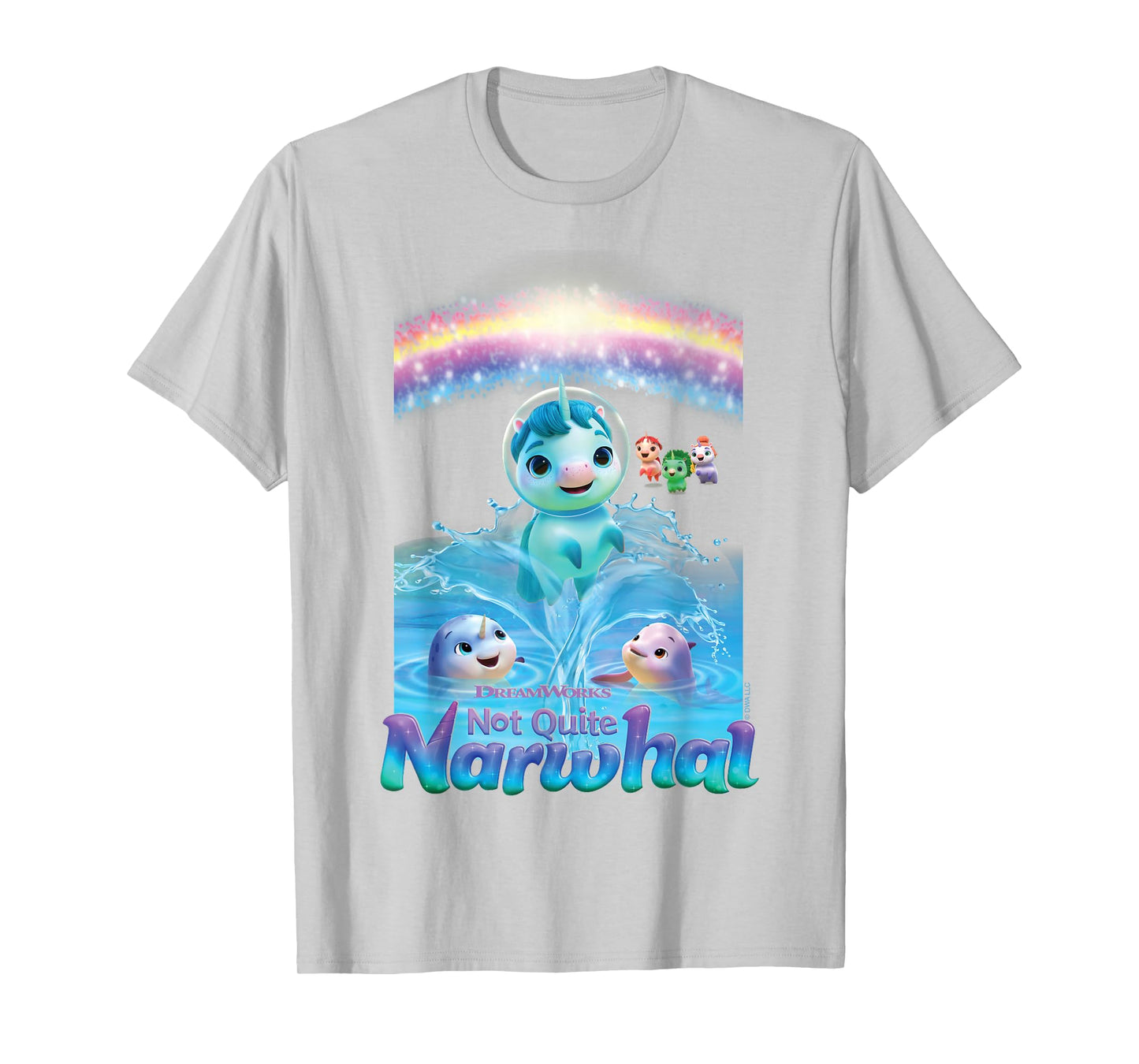 DreamWorks Not Quite Narwhal Jumping T-Shirt