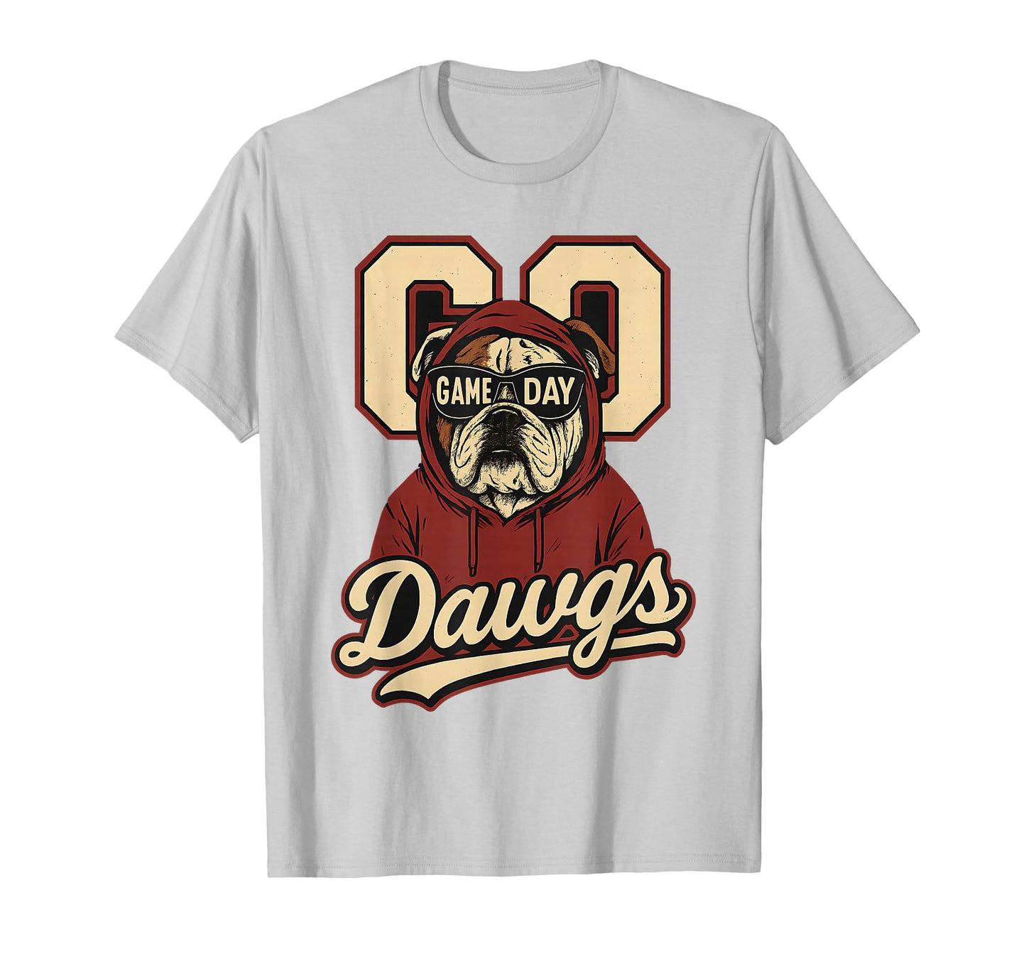 Bulldogs Graphic Go Dawg Men Women Kid Boy Girl T-Shirt