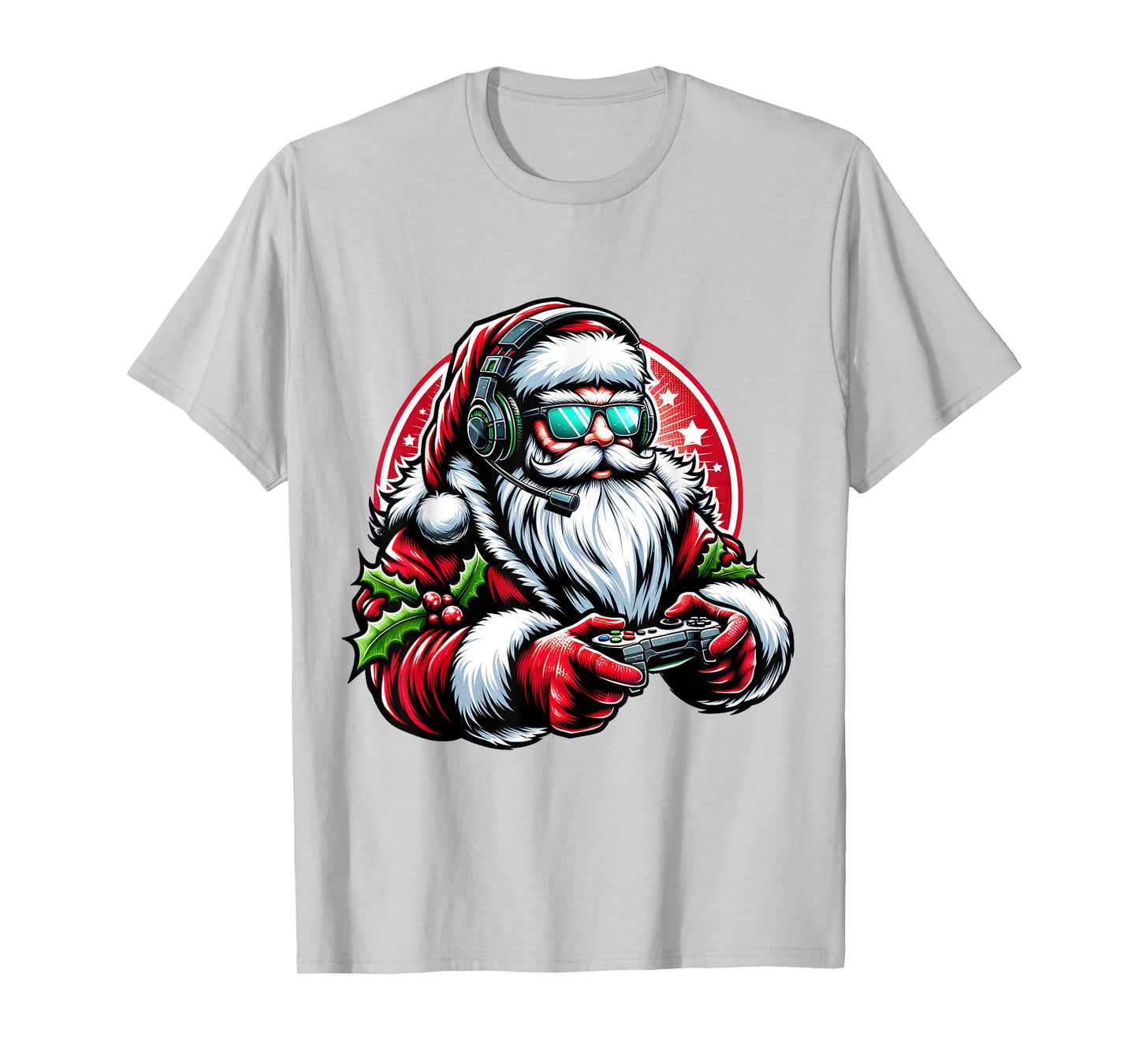 Christmas Gamer Boys Video Game Santa Xmas T-Shirt