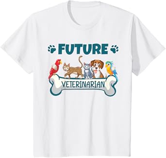 Kids Future Veterinarian For Kids Boys Girls And Toddlers T-Shirt