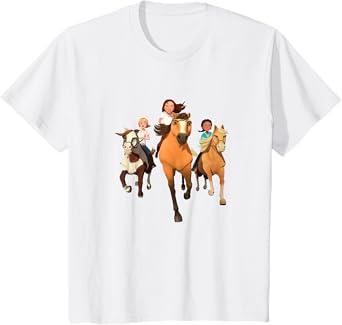 DreamWorks Spirit Riding Free - Horseback Riding Kids T-Shirt