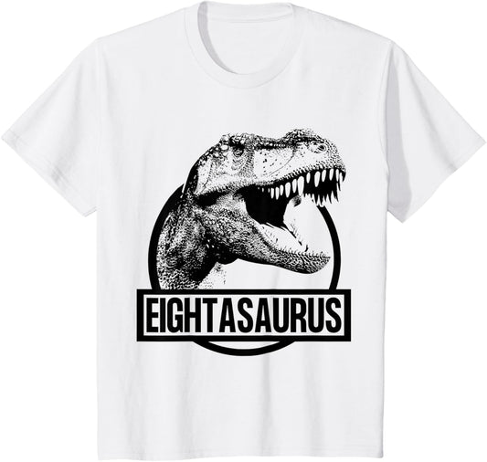 8 Year Old T-Rex Tyrannosaurus 8th Birthday Jurassic Party T-Shirt