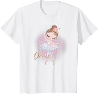 Kids Girls Ballerina Shirt T-Shirt