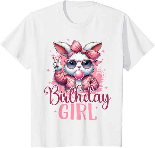 Kids Birthday Girl Rabbit Birthday Princess Its my Birthday Girl T-Shirt