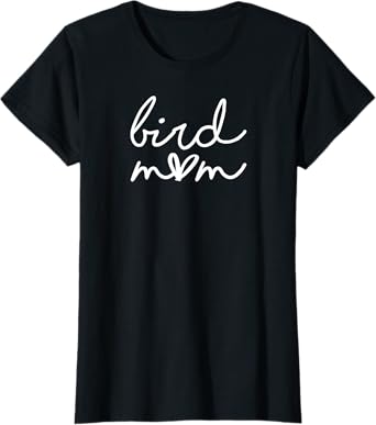GO WITH THE PAW Bird Mom for Bird Lover Women Mothers Day T-Shirt