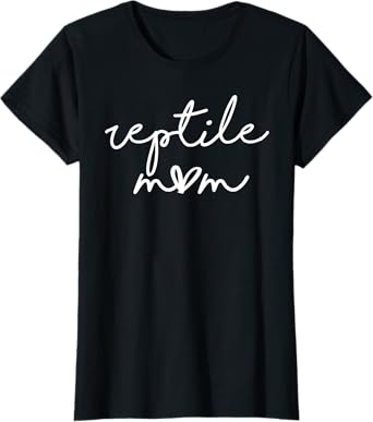 Reptile Mom Snake Mama Funny for Women Teen Girls T-Shirt