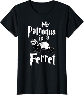 My Patronus Is Ferret Funny Gift Tee Women Men Kid T-Shirt