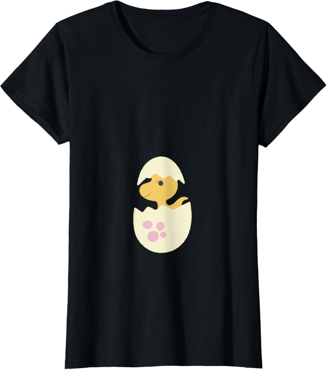 Dinosaur Egg Hatching Cute Funny Pregnancy Announcement T-Shirt