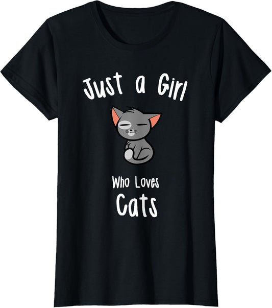 Cat Shirt for Girls T-Shirt