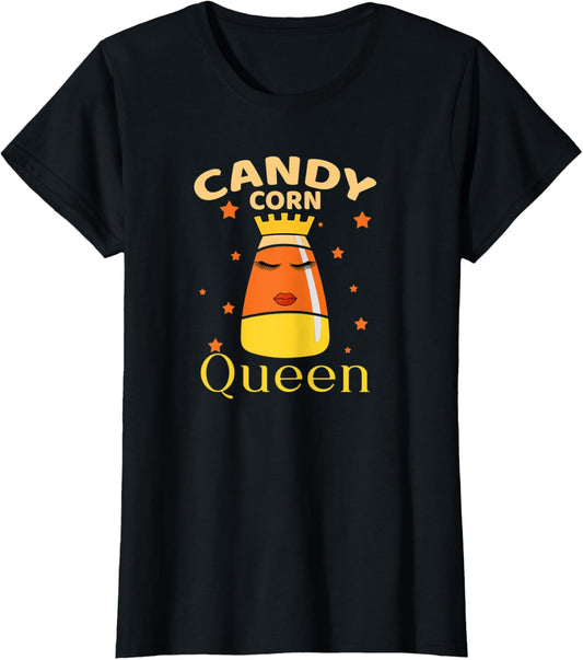 Halloween Candy Corn Queen Cute Candy Corn Costume T-Shirt