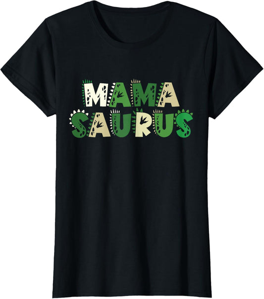 Mama Saurus Matching Family Birthday Dinosaur Men Women Kids T-Shirt