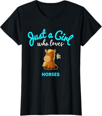 Horse Shirt for Girls | Children's Horse T-Shirt