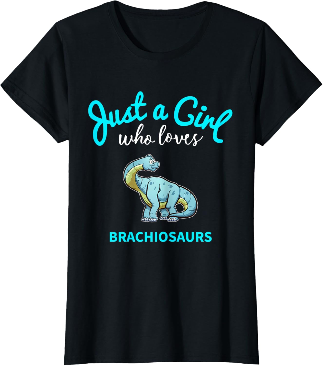 Brachiosaurus Shirt for Girls | Kids Brachiosaurus T-Shirt