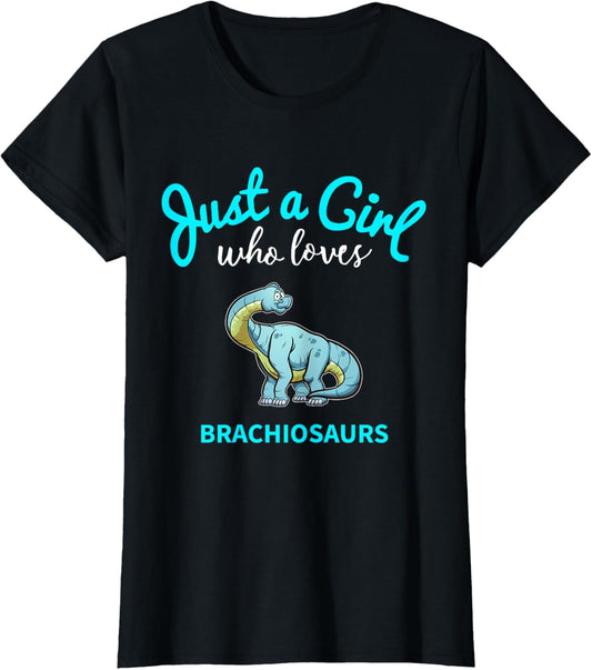 Brachiosaurus Shirt for Girls | Kids Brachiosaurus T-Shirt