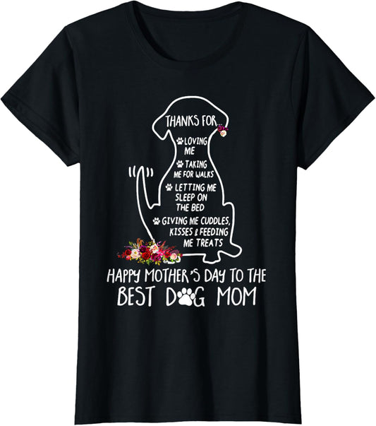 Happy Mother's Day Dog Mom T-Shirt