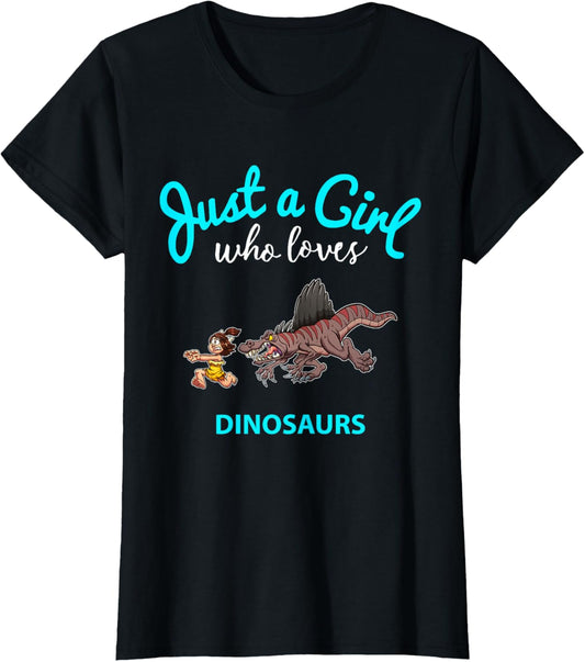 Dinosaur Shirt for Girls | Kids Dinosaur T-Shirt