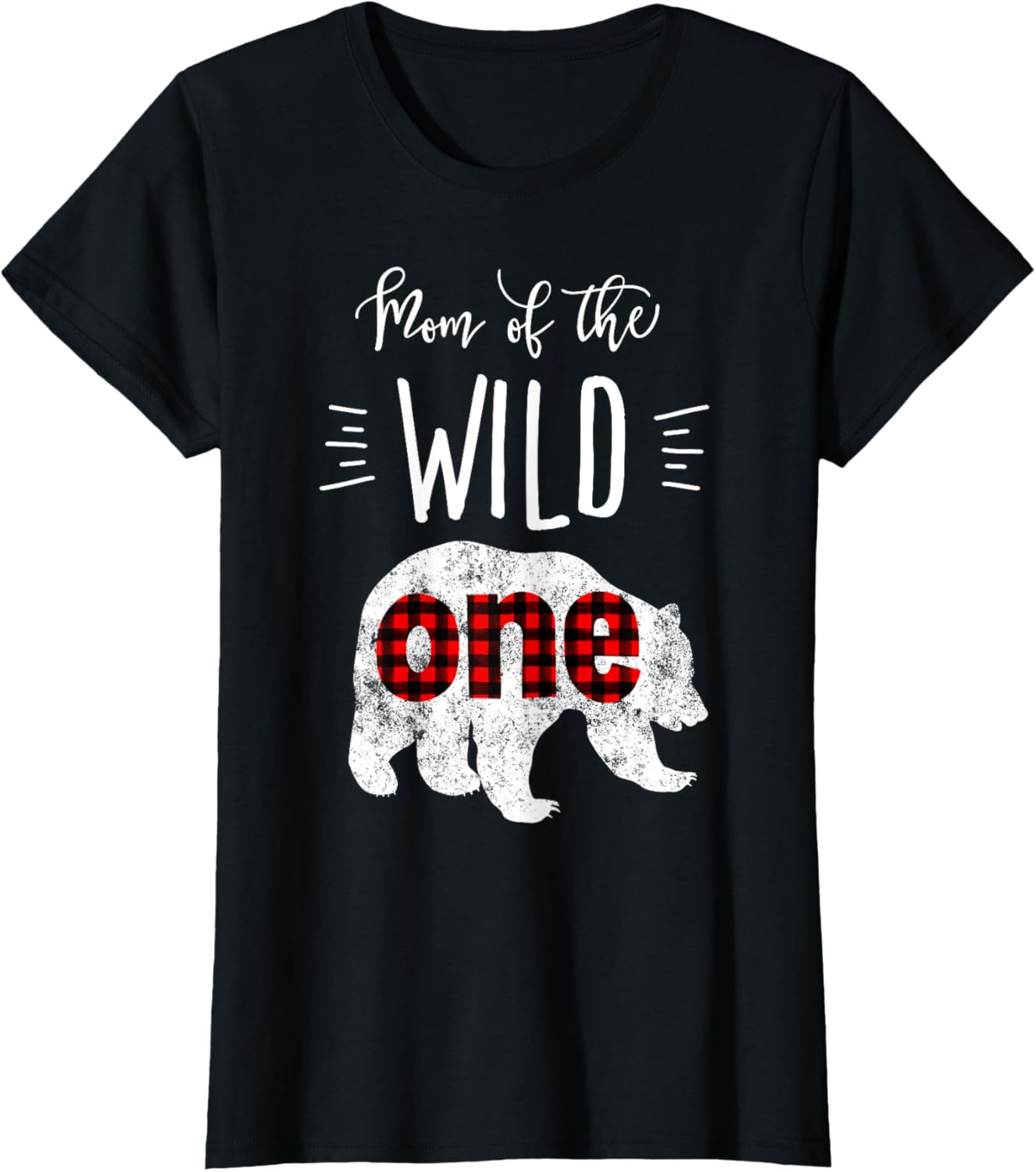 Mom of the Wild One Shirt Bear Lumberjack 1st Birthday Tee T-Shirt