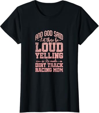 Dirt Track Racing Mom Mother Christian Mother's Day Vintage T-Shirt