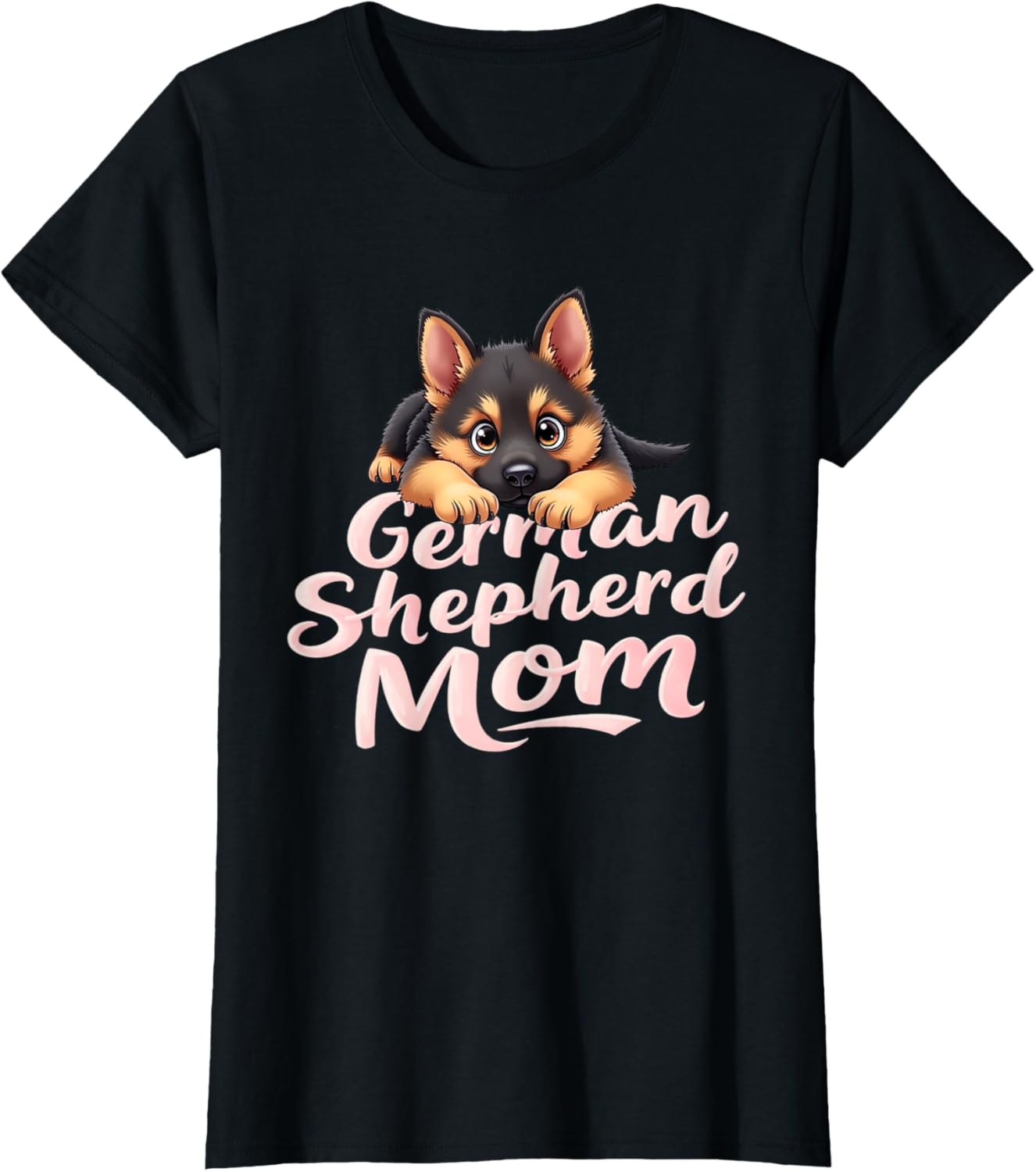 German Shepherd Mom Dog German Shepherd Mama Cute Puppy T-Shirt