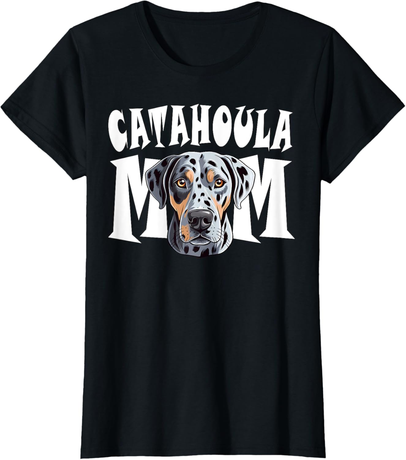 Catahoula Leopard Dog Mom Cute Dog Mother T-Shirt