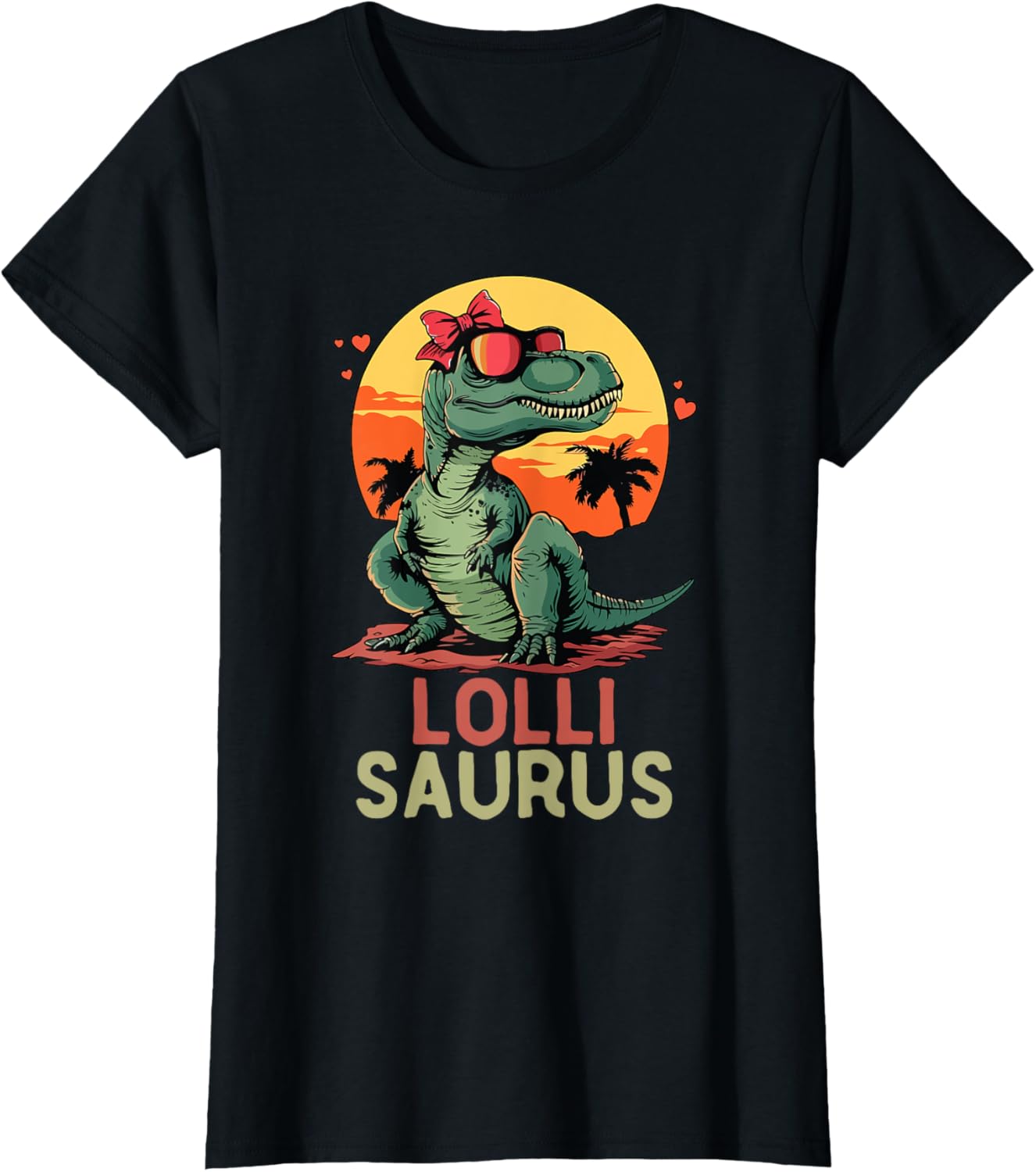 LolliSaurus Dino Dinosaur Lolli-Saurus T-Rex Funny Trex T-Shirt