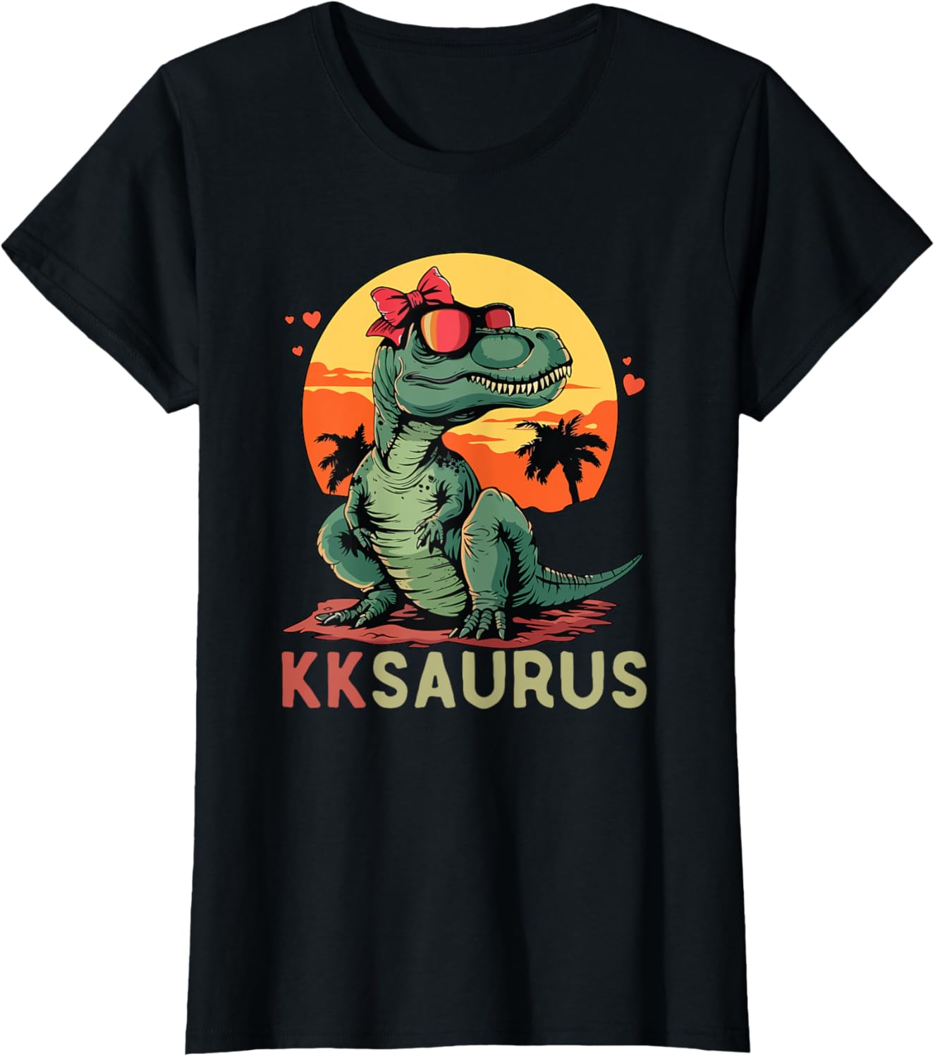 KKSaurus Dino Dinosaur KK-Saurus T-Rex Funny Trex T-Shirt