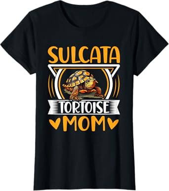 Mother Reptile Tortoise Species - Sulcata Tortoise Mom T-Shirt