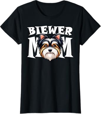 Biewer Terrier Mom Cute Dog Mother T-Shirt