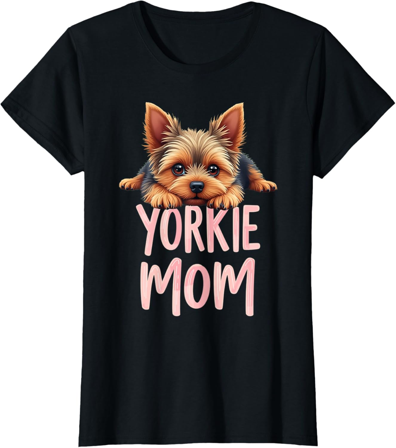 Yorkshire Terrier Mom Dog Yorkie Mama Cute Puppy T-Shirt