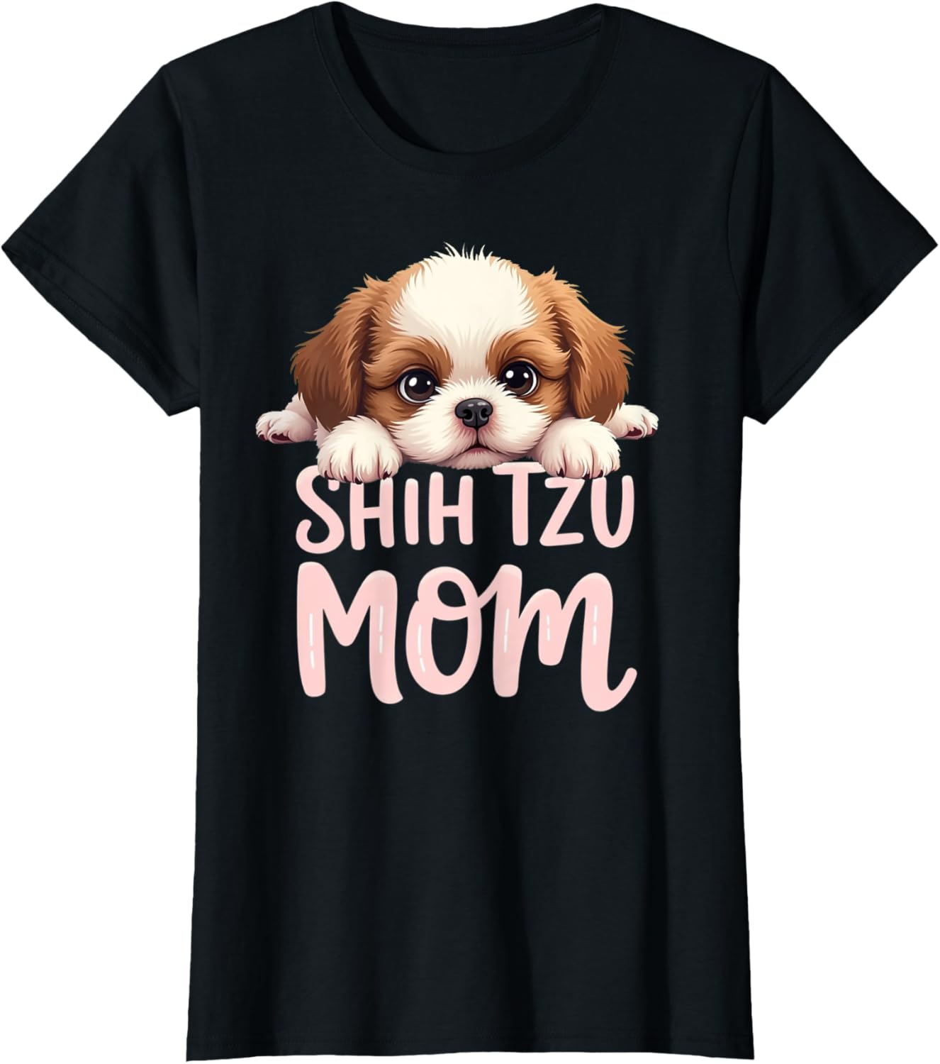 Shih Tzu Mom Dog Shih Tzu Mama Cute Puppy T-Shirt