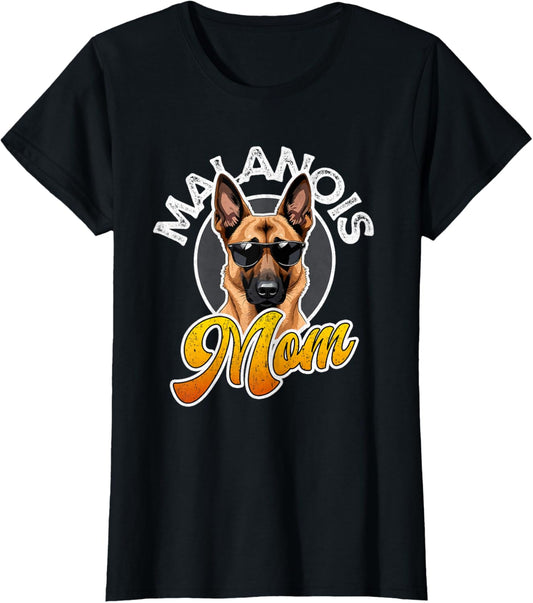Belgian Malinois Mom Maligator Belgian Shepherd Mama T-Shirt