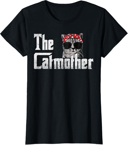 Womens Cat Mom The Catmother Crazy Cat Mother Kitty Mommy T-Shirt