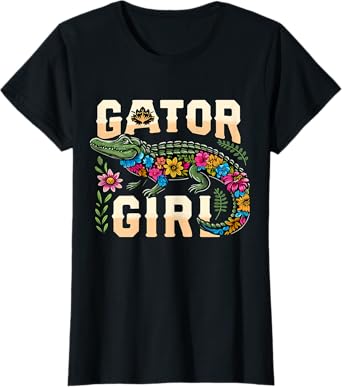 Gator Girl Alligator Crocodile T-Shirt