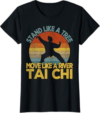 Funny Tai Chi Chinese Martial Arts Taiji Retro Vintage T-Shirt