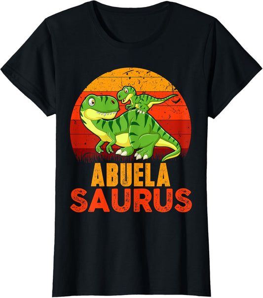Abuelasaurus T Rex Dinosaur Mothers Day Family Matching T-Shirt