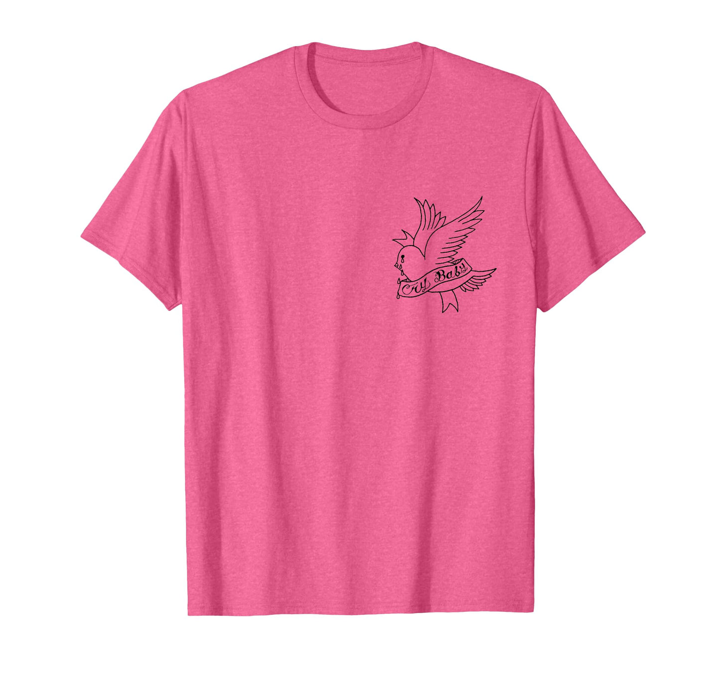 Cry Baby Aesthetic Tattoo Crybaby Bird T-Shirt