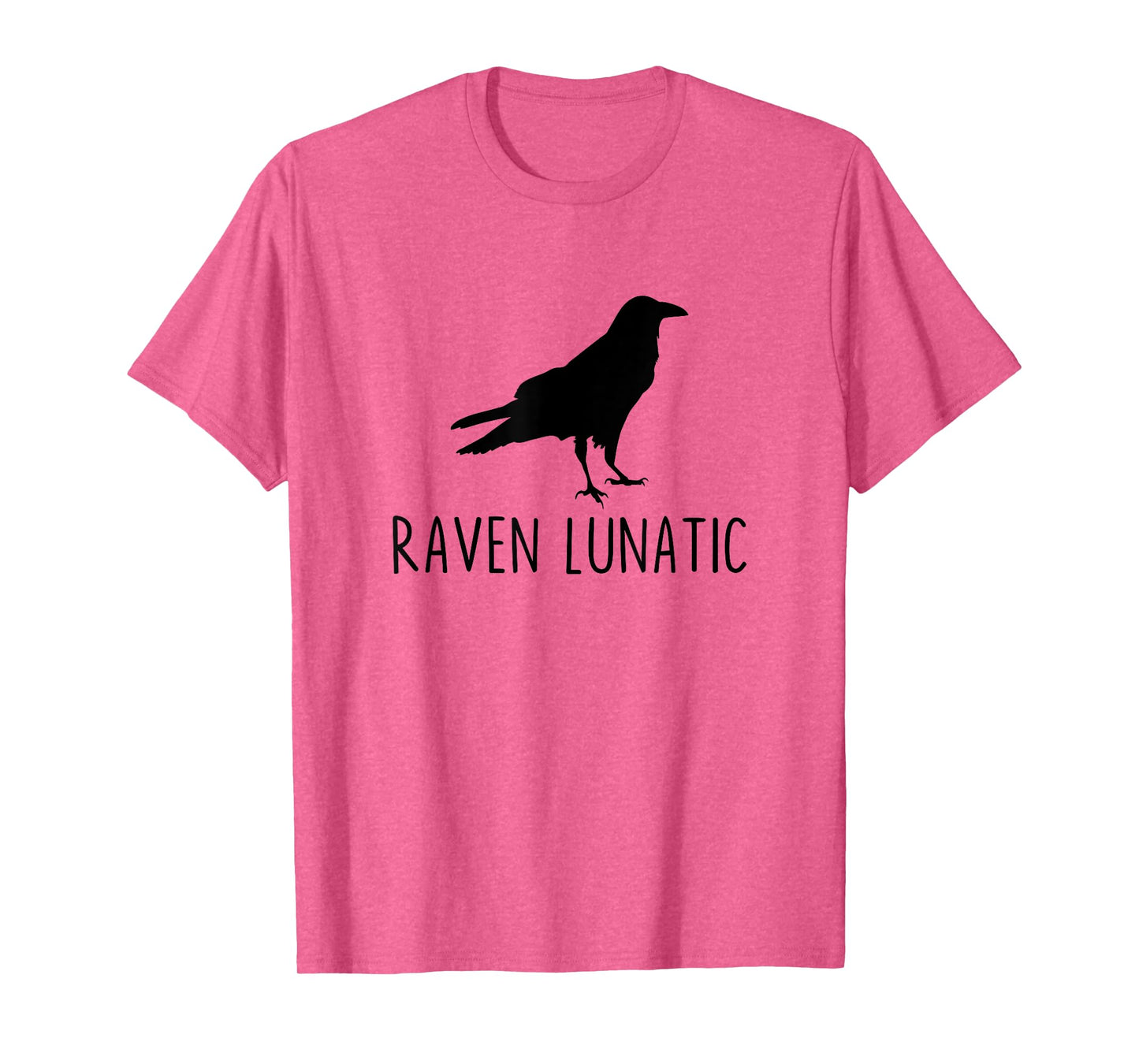 Raven Lunatic Funny Goth Bird Lover Halloween Party T-Shirt