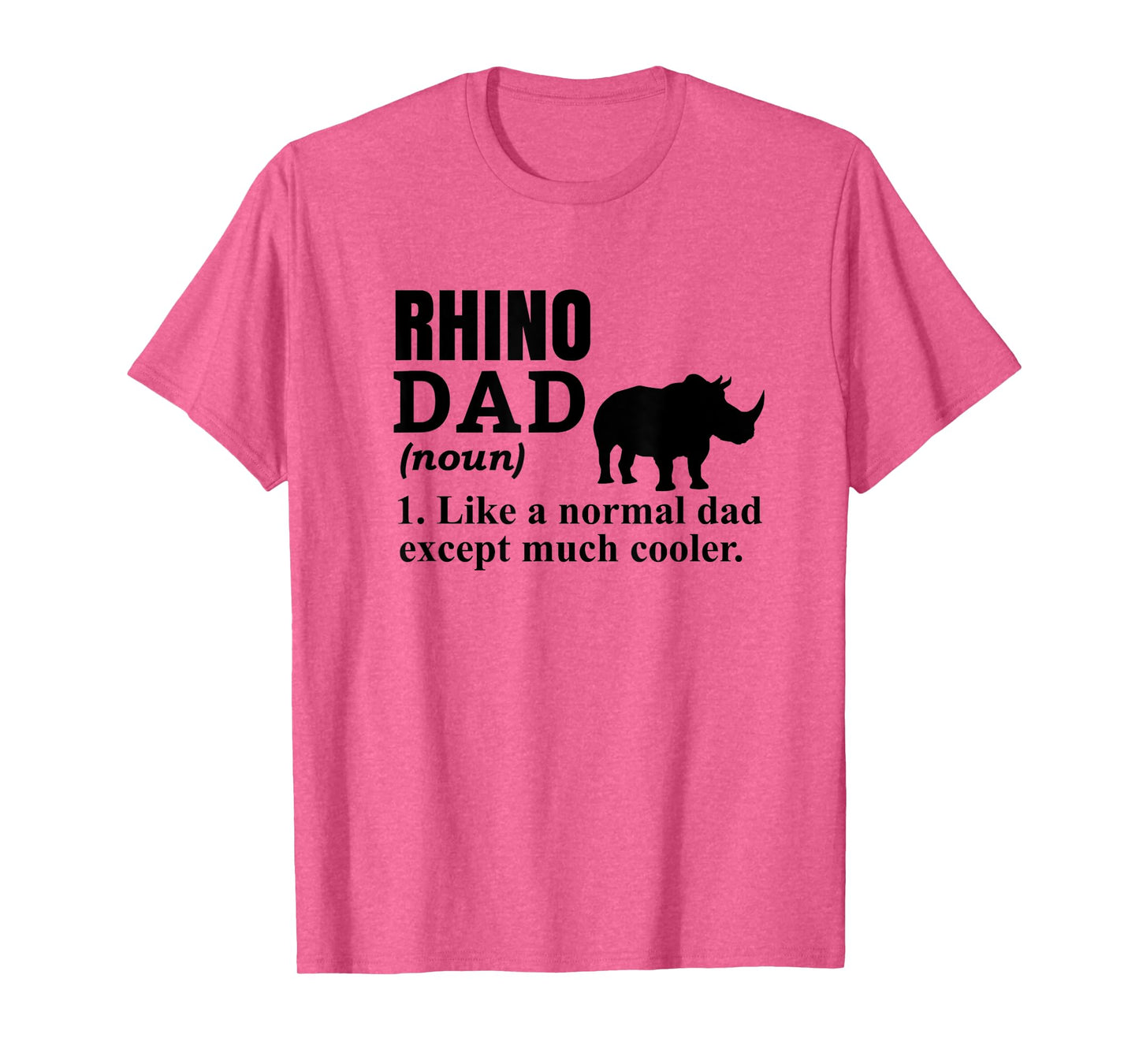 Rhino Dad Chubby Unicorns Fat Rhino T-Shirt